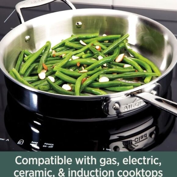 All-Clad D5 Stainless Steel 8" Fry Pan - Picture 4 of 15